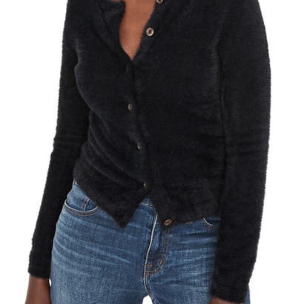 MADEWELL Hewitt Cardigan Black  Sz S. New without tags